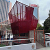 Red Rope Net Adventure Ship for Kids Custom Climbing and Balance Play Structure for Outdoor Playgrounds and Themed Parks Entertainment