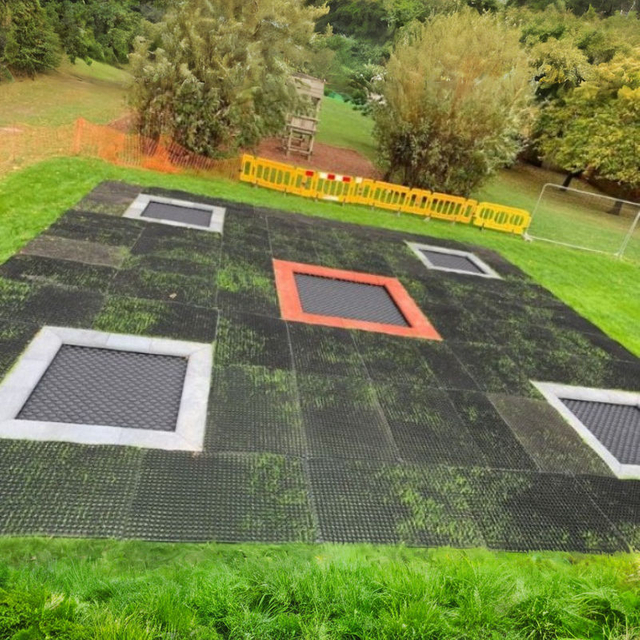 Customizable Commercial In-Ground Recessed Trampoline