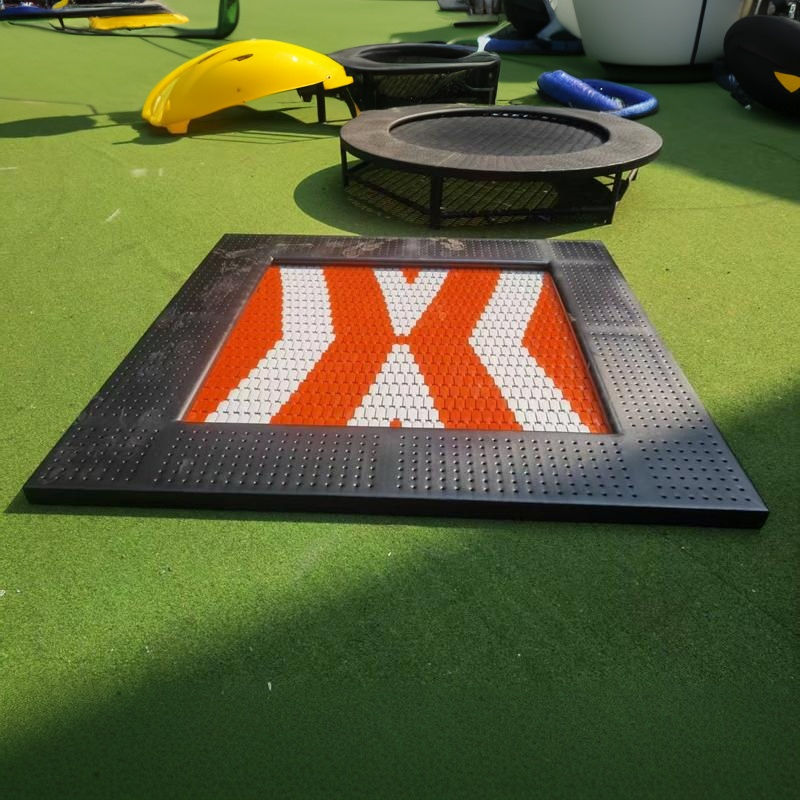 Customizable In-Ground Modular Bouncing Playground