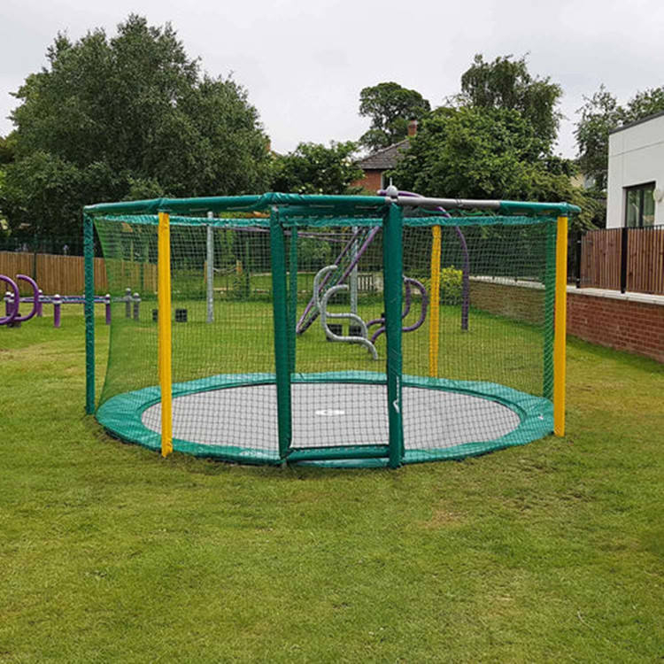 Outdoor Commercial-Grade Circular Trampoline Playground
