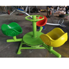 Three-Person Swivel Chair Snail Design for Amusement Park Rides Outdoor Children's Hand-pushed Carousels Are Selling Well