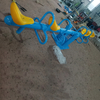 High Quality Classic 4 Seater Kids Metal Seesaw Customized Outdoor Playground Equipment Plastic Seesaw