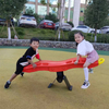 Outdoor Park School Plastic Teeter Totter Double Seat Commercial Kids Playground Equipment