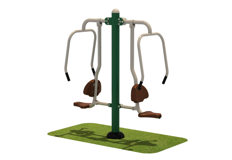Outdoor Dual Seated Chest Press for Public Fitness