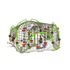 Children Climbing Dome Physical Training Center Equipment Geometric Dome Climber Play Center for Kids 3 to 10 Years Old