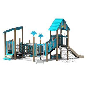2025 Customized Large Outdoor Slide Playground for Children Commercial PE Board Playhouse