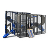 Outdoor Children's Large Playground Climbing Structure Climbing Net Playhouse Suitable for Adventure Parks, Theme Parks