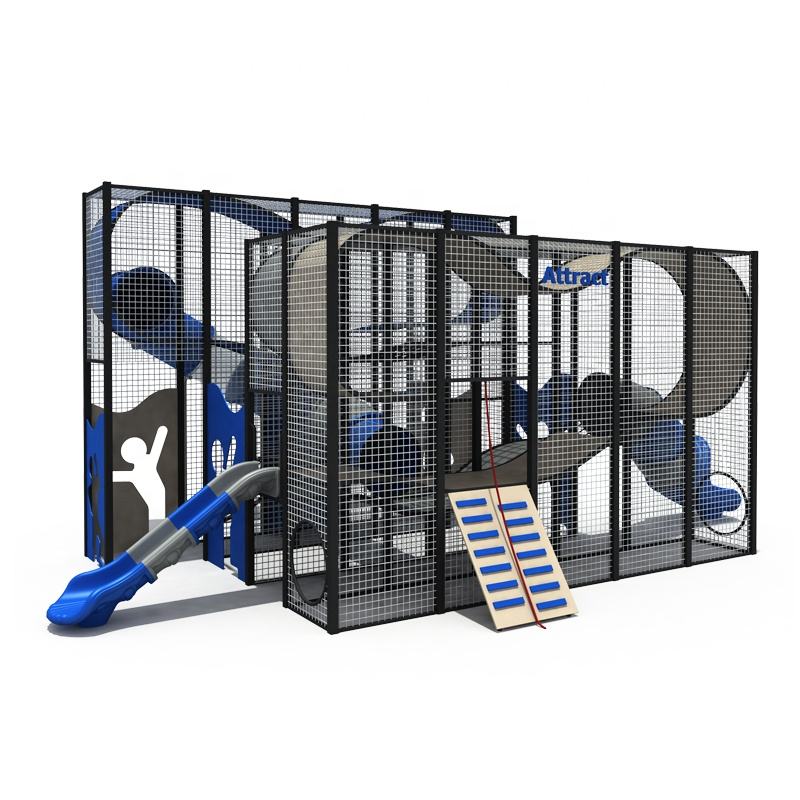 Outdoor Children's Large Playground Climbing Structure Climbing Net Playhouse Suitable for Adventure Parks, Theme Parks
