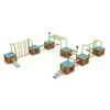 outdoor amusement equipment Customized Non-standard Children Rope Course Crawling Playground Outdoor Multifunctional Physical Training Playground