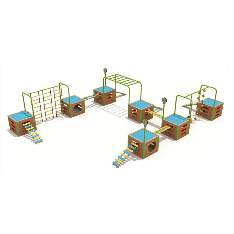 outdoor amusement equipment Customized Non-standard Children Rope Course Crawling Playground Outdoor Multifunctional Physical Training Playground