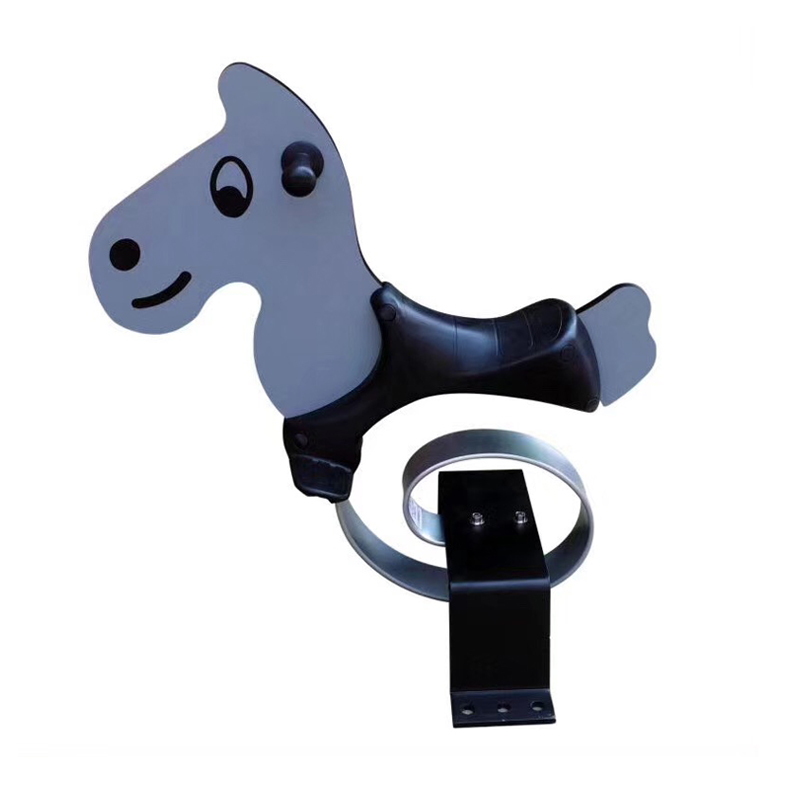 High Quality Spring Horse Rider Popular Animal Style Outdoor PE Board Children Rocking Horse Amusement Park Equipment