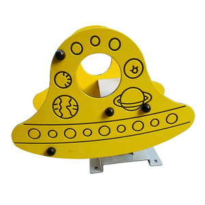 Funny Amusement Park Children Spring Horse PE Board Outdoor Children Rocking Horse Toys Customized