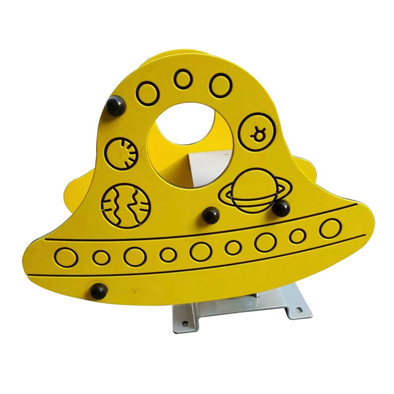 Funny Amusement Park Children Spring Horse PE Board Outdoor Children Rocking Horse Toys Customized