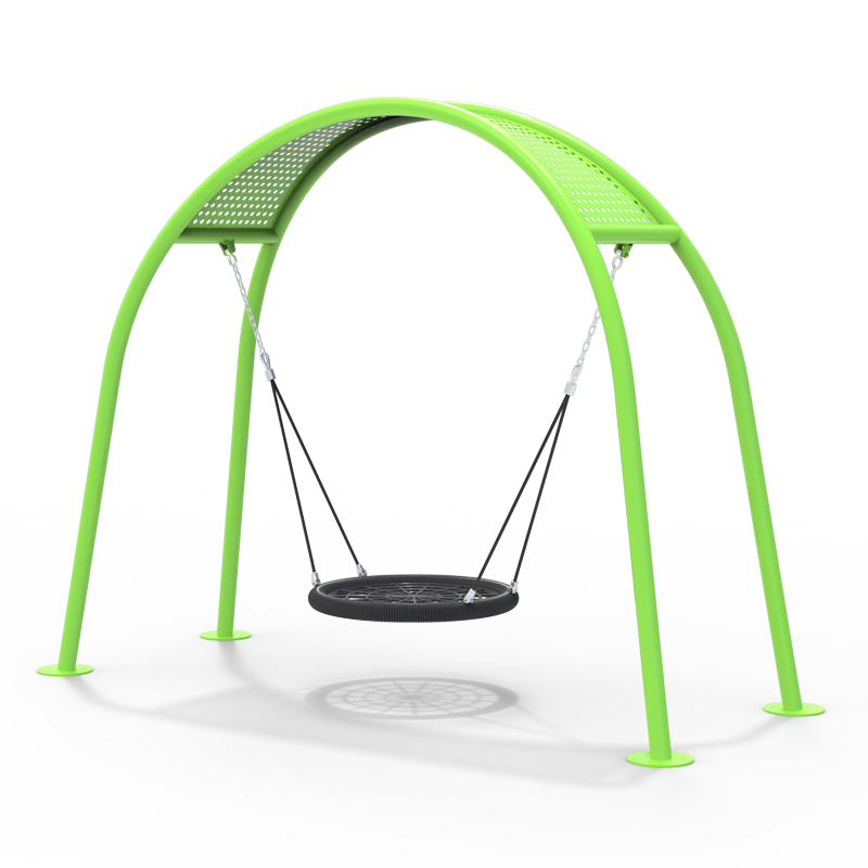 Outdoor Park Large Children's Swing Set, Circular Swing, Outdoor Playground Facilitie