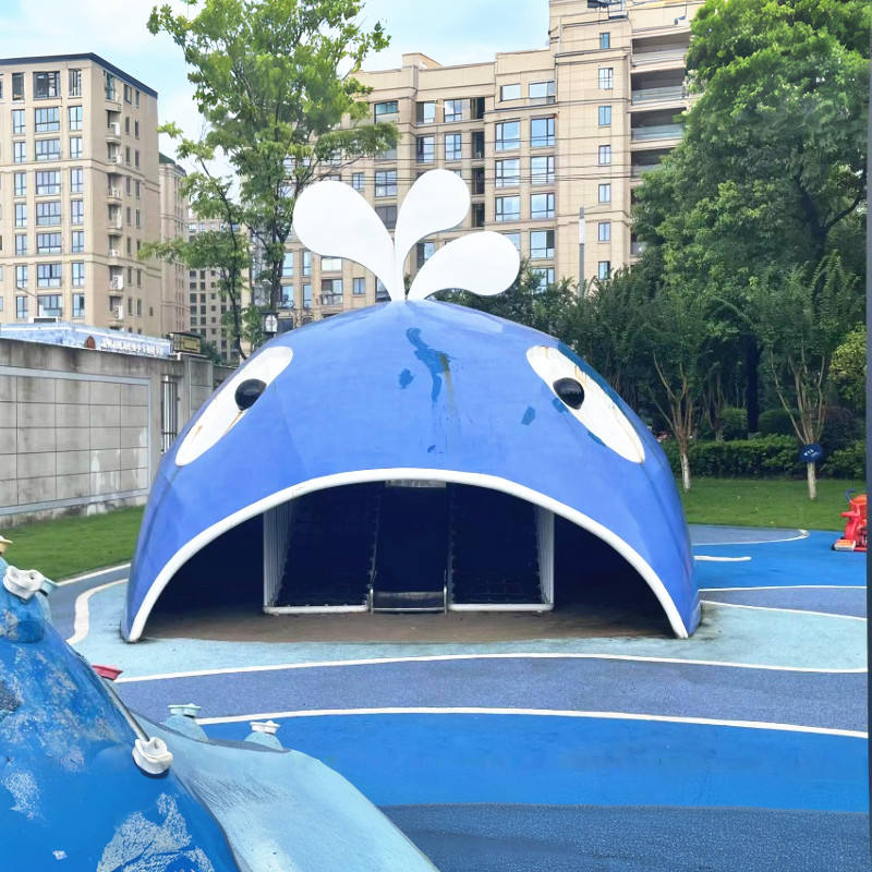 Custom Theme Kindergarten Outdoor Large Kids' Stainless Steel Unpowered Combination Slide Amusement Equipment Plastic Park Use