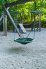 Kindergarten Outdoor Playground Metal Swing with Safety Seat for Baby Garden Slide Swing Set Outdoor for Children and Adult
