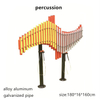Outdoor Playground Equipment Tubular Bells Percussion Instrument Melodious Bells Ring Pipe Music Toy for Kids