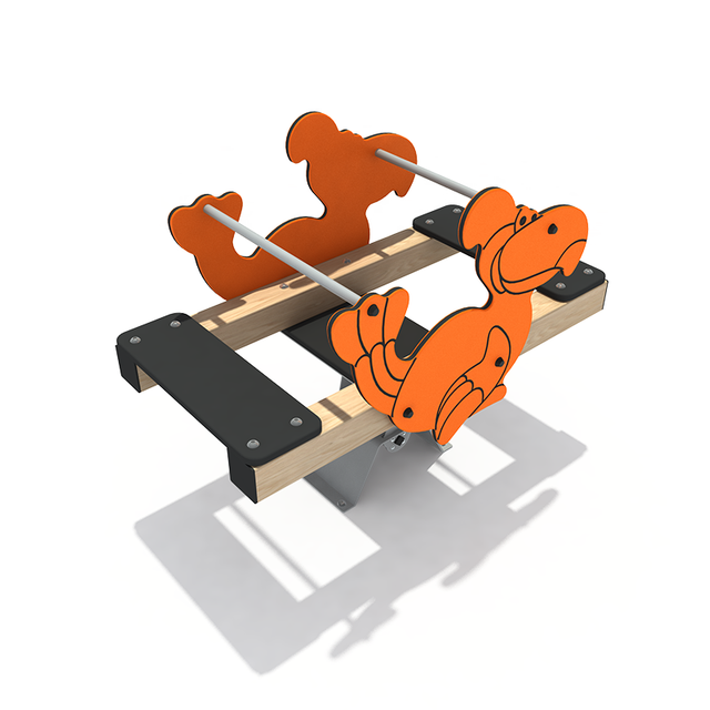 Duo-Seesaw Playground Equipment