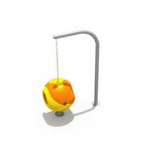 Outdoor Park Single-Seat Suspended Orb Swivel Chair for Kids