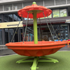 Large Outdoor Commercial Playground Equipment Kids Non-Powered Swivel Chair Set for Amusement