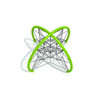 Outdoor Kids Round Ball Rope Climbing Net Structure outdoor playground for children