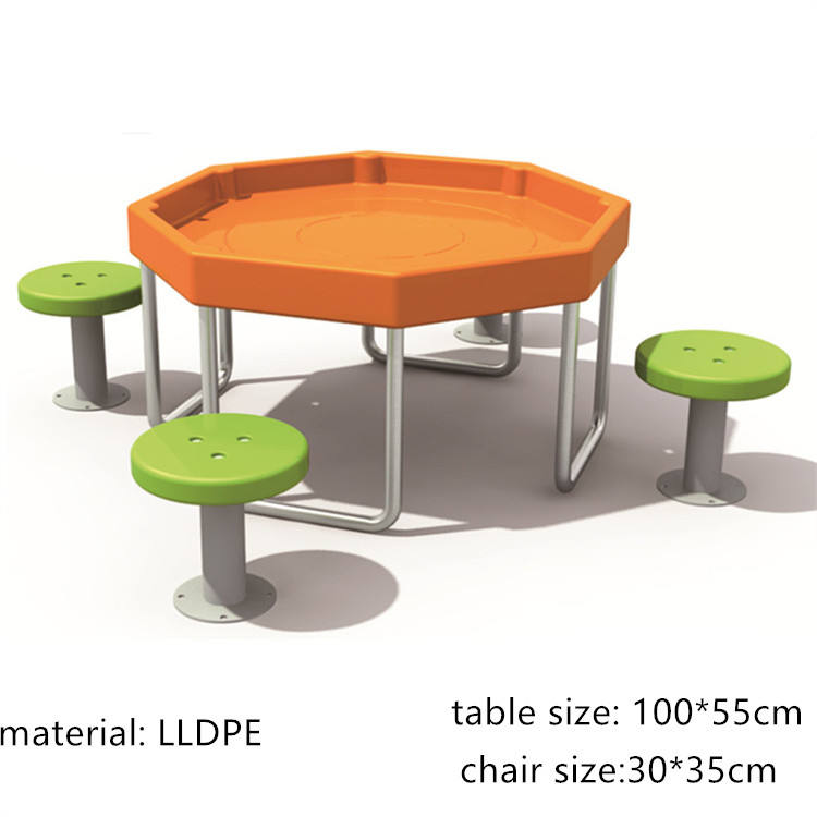 Crab-Shaped Durable Plastic Water Table for Kids Outdoor Furniture for Park Use Outdoor Playground