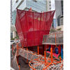 Red Rope Net Adventure Ship for Kids Custom Climbing and Balance Play Structure for Outdoor Playgrounds and Themed Parks Entertainment