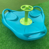New design kids seesaw seat kindergarten carousel indoor and outdoor playground equipment