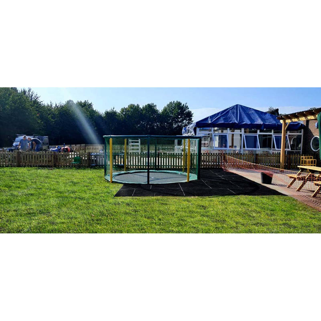 Outdoor Commercial-Grade Circular Trampoline Playground