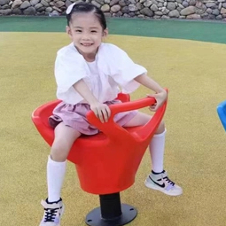 Children's Indoor and Outdoor Small Plastic Swivel Chair Outdoor Playground Equipment Children's Playground Accessories Toys