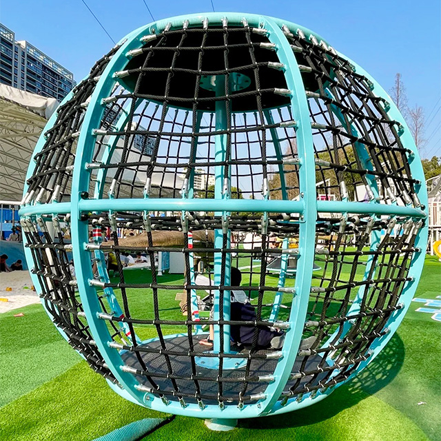Outdoor Children's Rotating Nets Cage Powerless Spinning Cage Outdoor Playground Adventure Equipment Customized