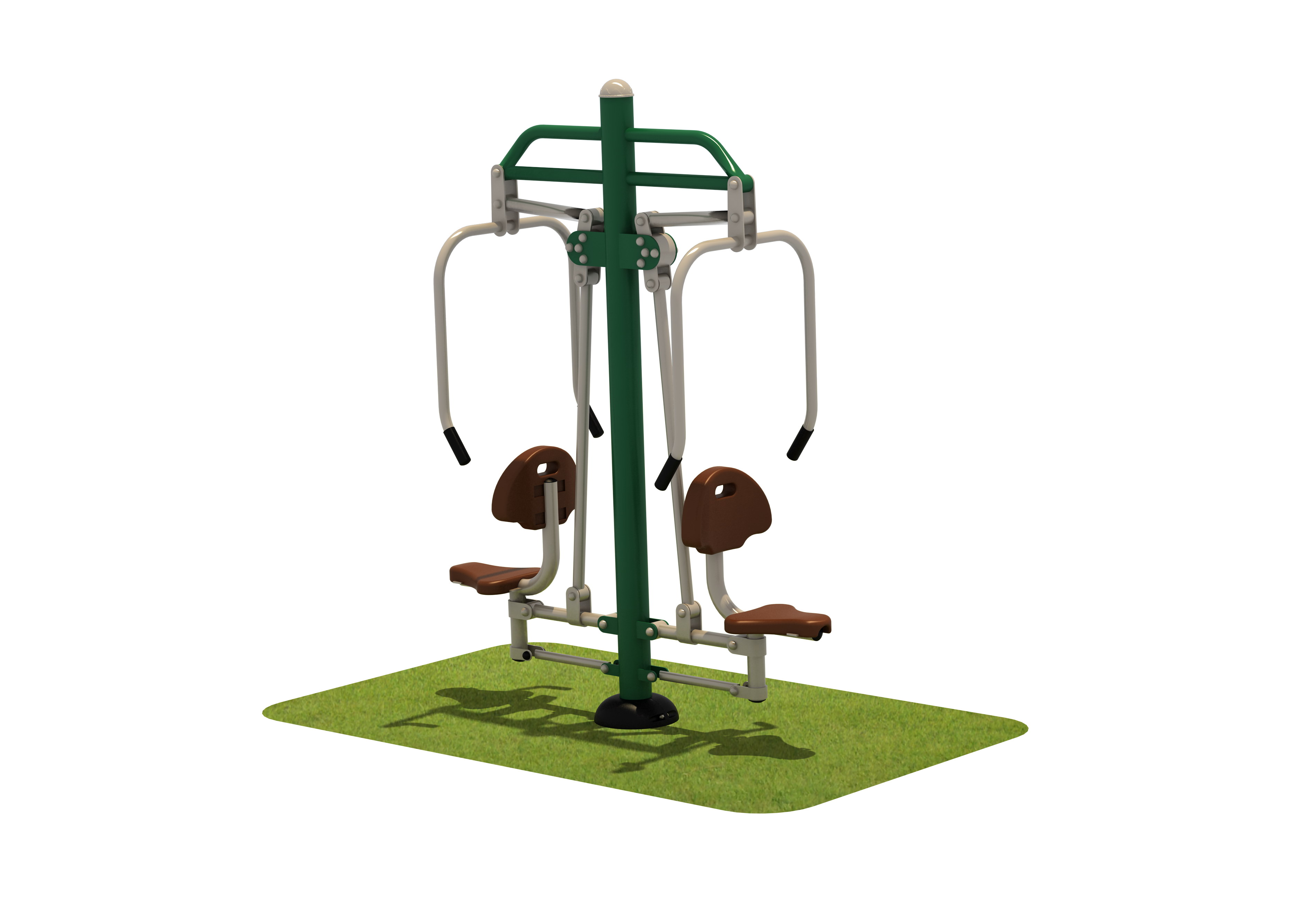 Outdoor Dual Seated Chest Press for Public Fitness