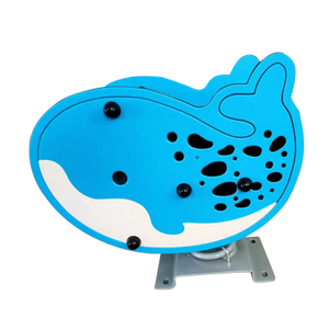 High Quality Outdoor Playground Equipment - PE Board Material Kids Spring Horse