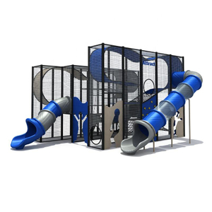 Outdoor Children's Large Playground Climbing Structure Climbing Net Playhouse Suitable for Adventure Parks, Theme Parks