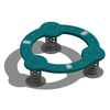 2025 New Round Spring Seat Children's Outdoor Balance Plastic Seesaw Large Outdoor Play Equipment