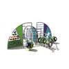 Custom Multifunctional Outdoor Rope Climbing Combination Play Equipment with Slide