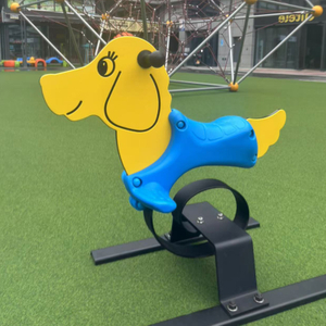 Wholesale Animal Modeling Cute Children Spring Rider Playground Indoor / Outdoor Children Rocking Horse