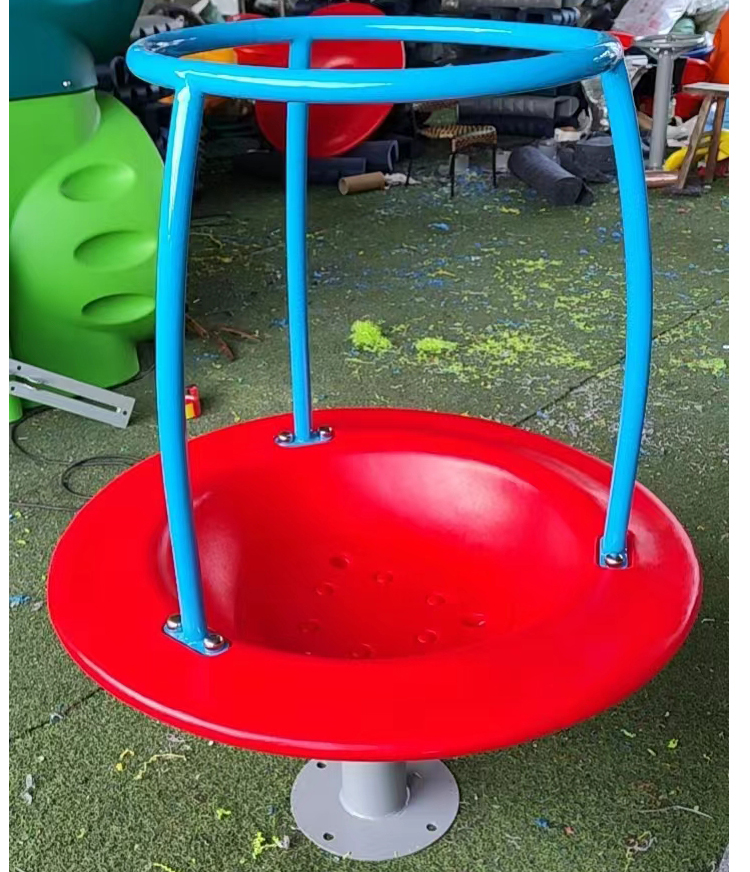 Outdoor Big Bowl Swivel Chair for Amusement Park Hot Selling 360 Swivel Chair for Children Outdoor Plastic Carousels for Amusement Park Rides