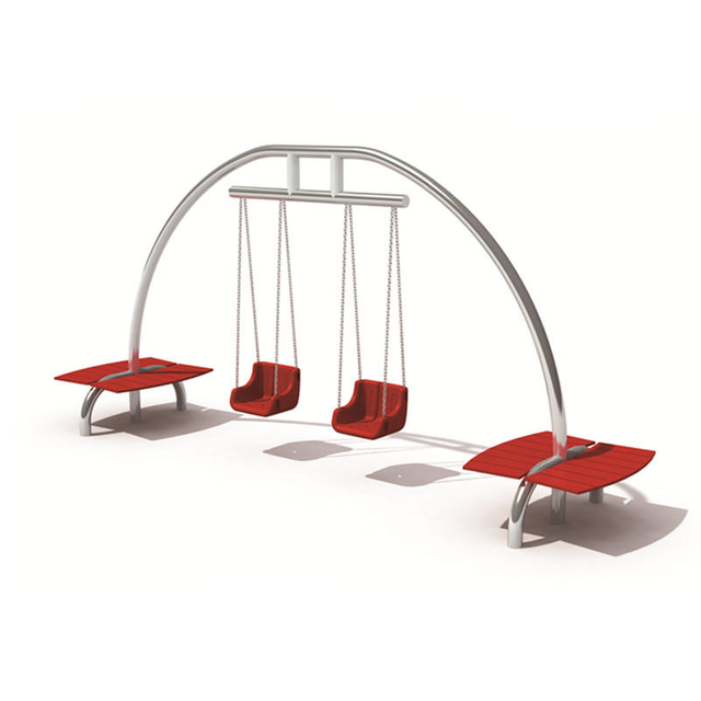 2025 New Style Hot Sale Kids Family Outdoor Metal Swing Equipment With Two Seats