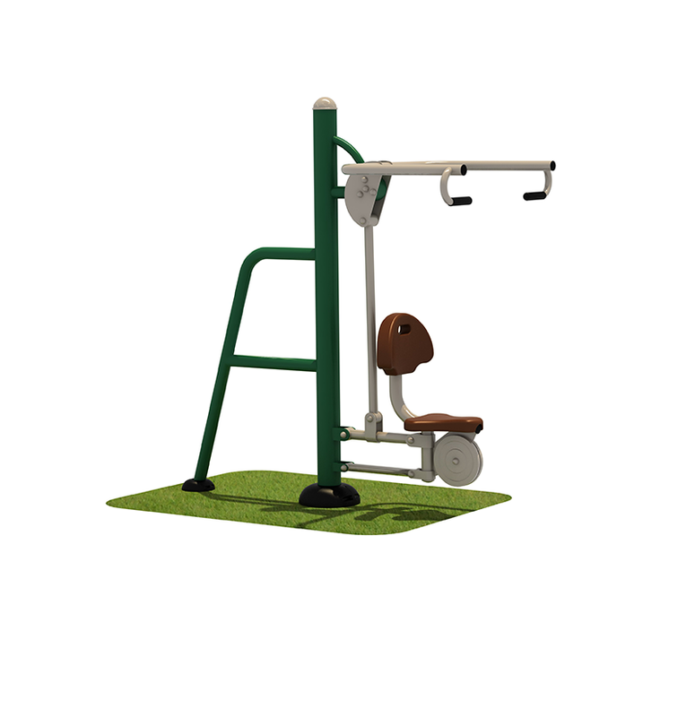 Outdoor Fitness Equipment Sit and pull Trainer for Park