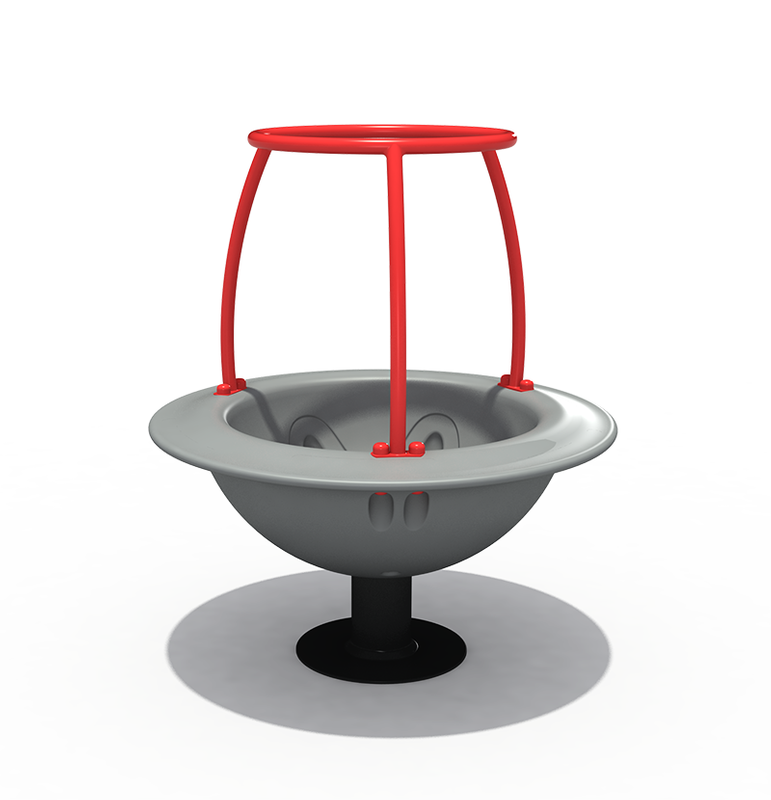Outdoor Big Bowl Swivel Chair for Amusement Park