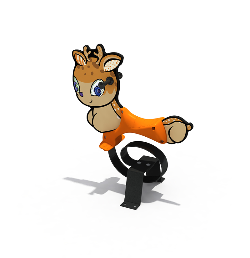Customized Deer Rocking Horse for Kindergarten 