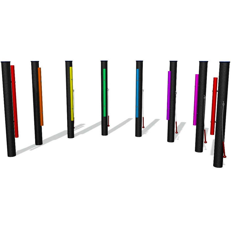 Customized Complete Set of Colorful Outdoor Play Column Stand Musical Instruments for Children's Play Equipment
