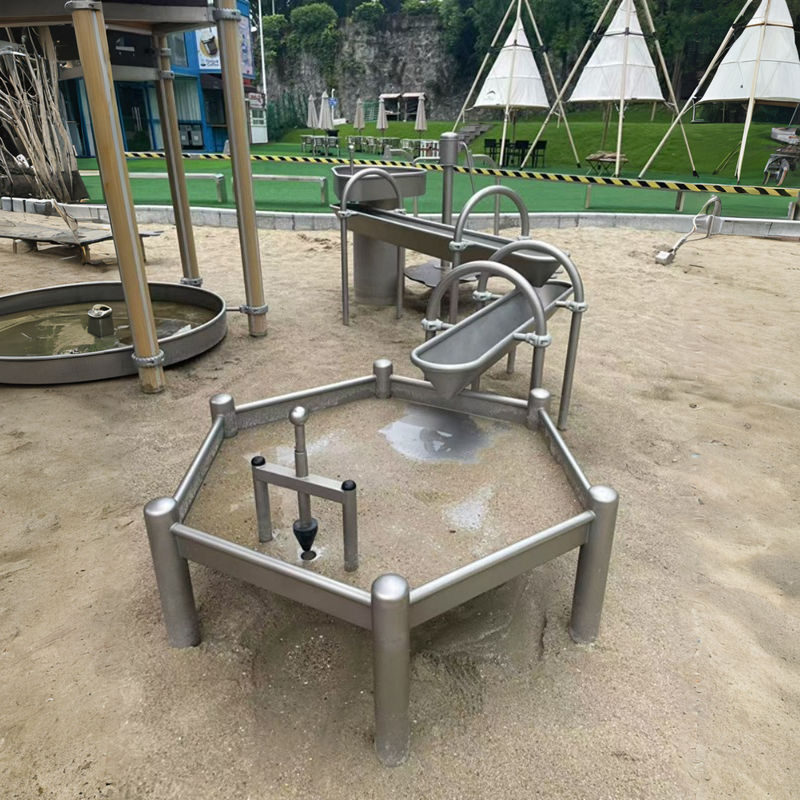 Customized Outdoor Children Playground with Water 304 Stainless Sand and Water Play Equipment for Them Park outdoorplay