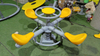 High-quality Children's Outdoor Four Seat Spring Seesaw Park Community Backyard Playground Equipment Fun Product
