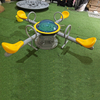 High-quality Children's Outdoor Four Seat Spring Seesaw Park Community Backyard Playground Equipment Fun Product