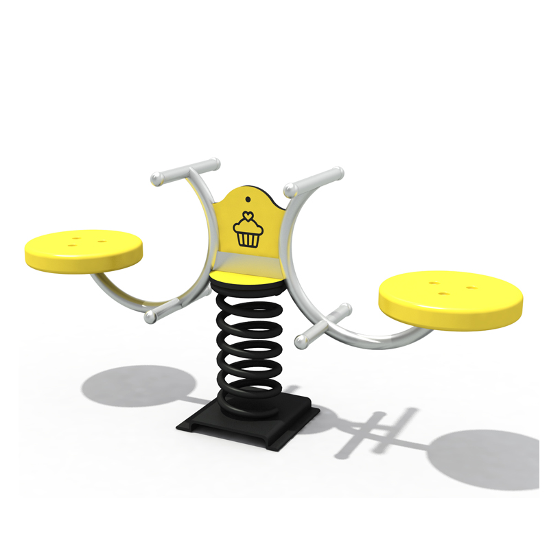 Customized Children's Plastic Spring seesaw-HPL Seesaw Fun Product Commercial Playground Equipment