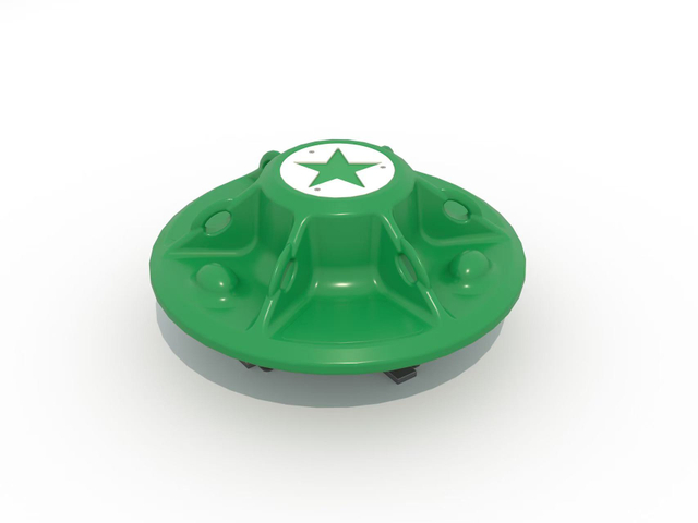 LLDPE Plastic Swivel Chair for Children Indoor/Outdoor UV & Sun Protection for Kindergarten & Amusement Park Playgrounds