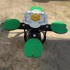 Children's outdoor garden game spring seesaw four-seater flower shape toddler seesaw playground toys hot sale