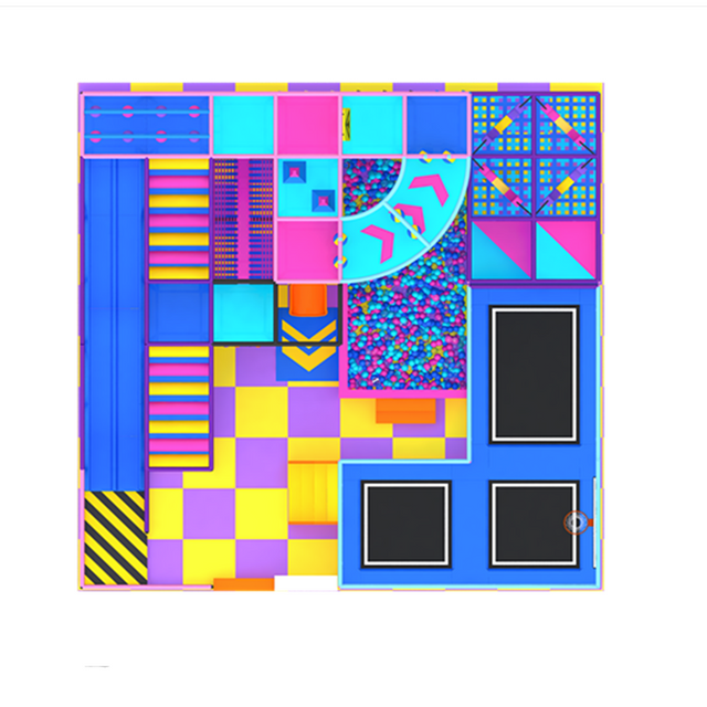 High Quality Soft Playhouse Structure Tube Slide Play Center Maze Amusement Park Facilities Kids Equipment Indoor Playground